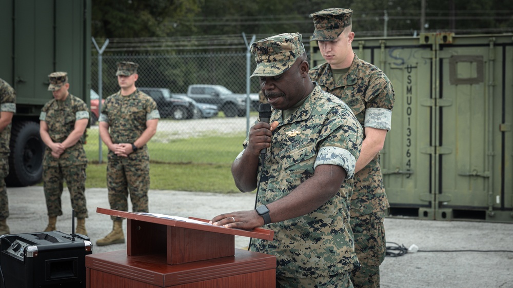 CLB-8, Company B Change of Command