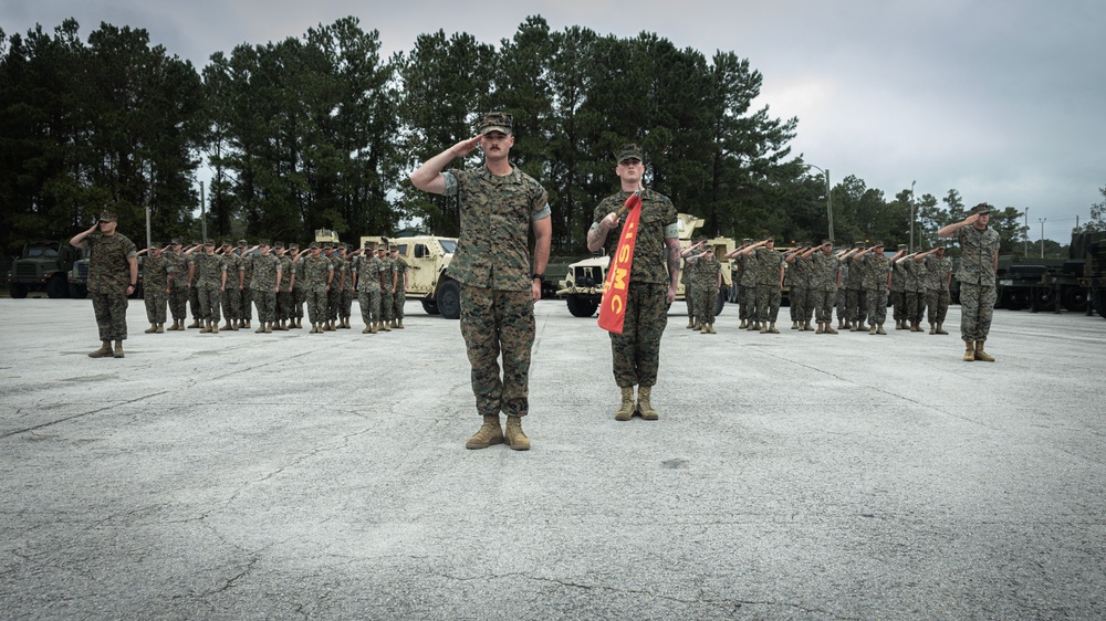 CLB-8, Company B Change of Command