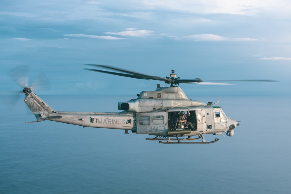 VMM-165 (Rein.) Trains in Okinawa, Conducts Flight Operations Aboard USS Miguel Keith