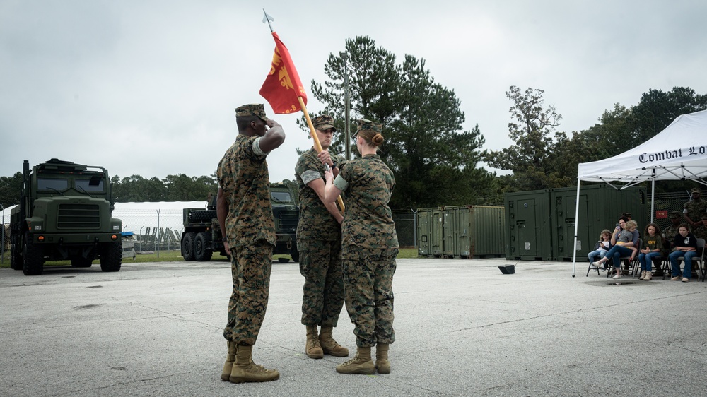 CLB-8, Company B Change of Command