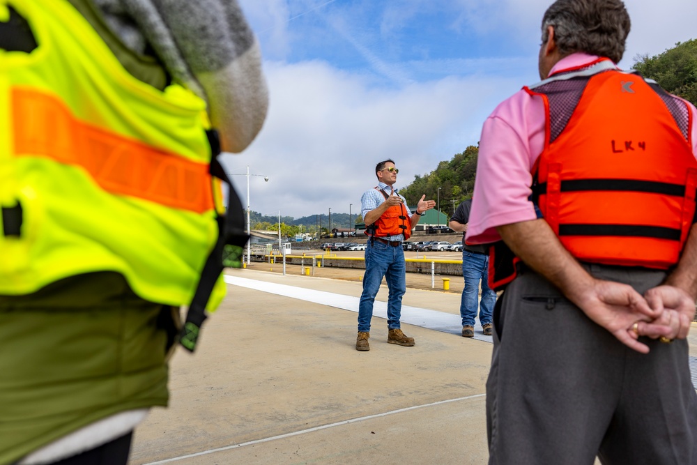 Pittsburgh District celebrates employees, project achievements with tour of John P. Murtha Locks and Dam