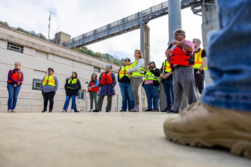 Pittsburgh District celebrates employees, project achievements with tour of John P. Murtha Locks and Dam