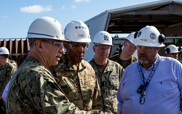 CJCS Tours PCU John. F. Kennedy