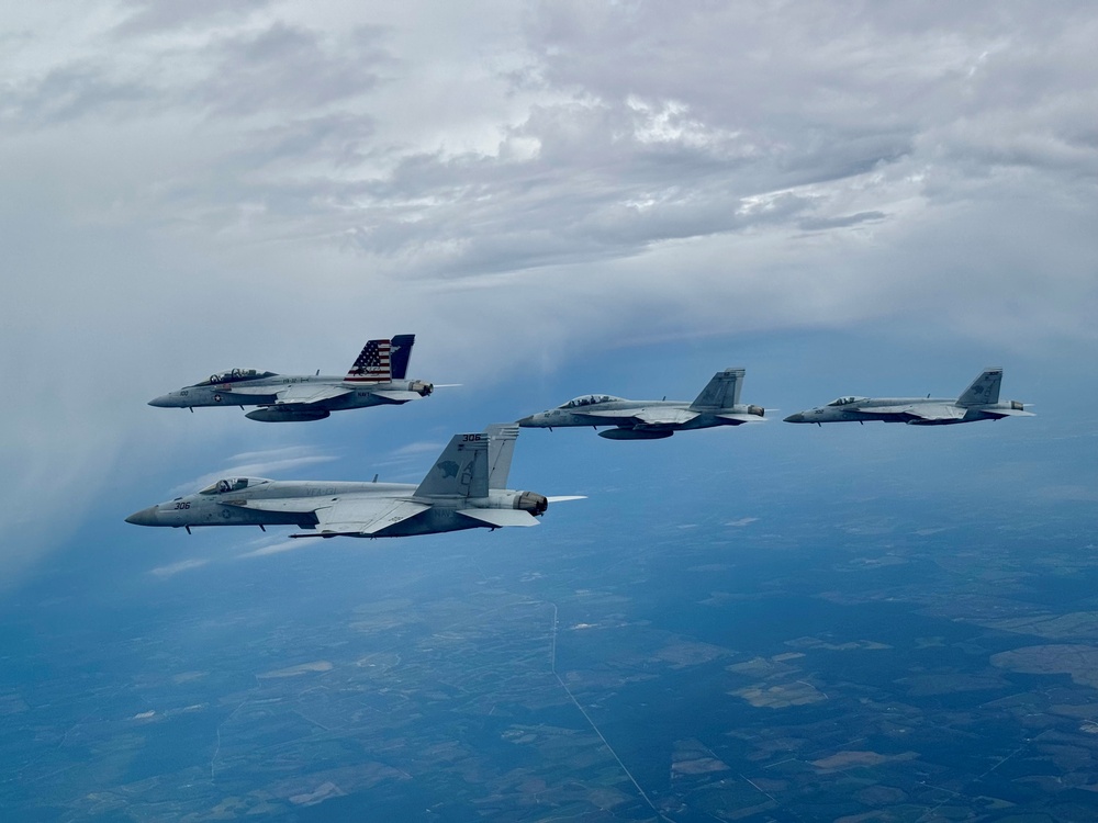 Navy Honors Longest-Living President with Historic 100th Birthday Flyover