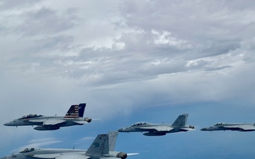 Navy Honors Longest-Living President with Historic 100th Birthday Flyover