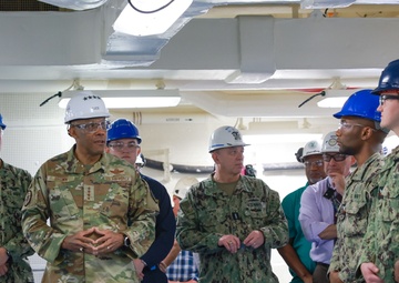 CJCS Tours PCU John. F. Kennedy