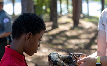 Participants at Special Day for Special People Get Up Close with Wildlife at Event