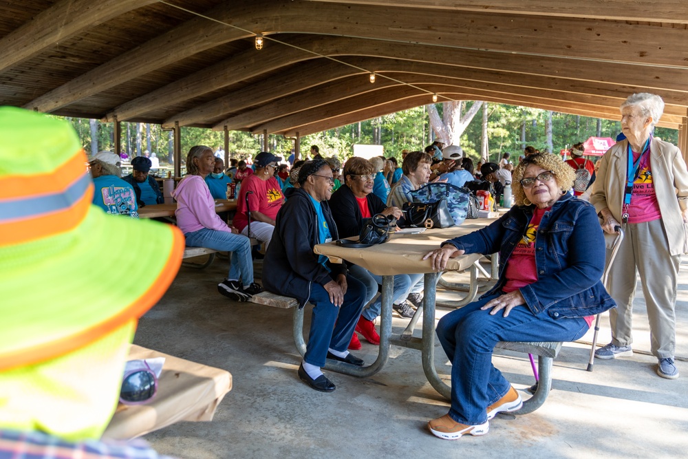 Special Day for Special People Participants Enjoy Lunch Provided by Community Partners