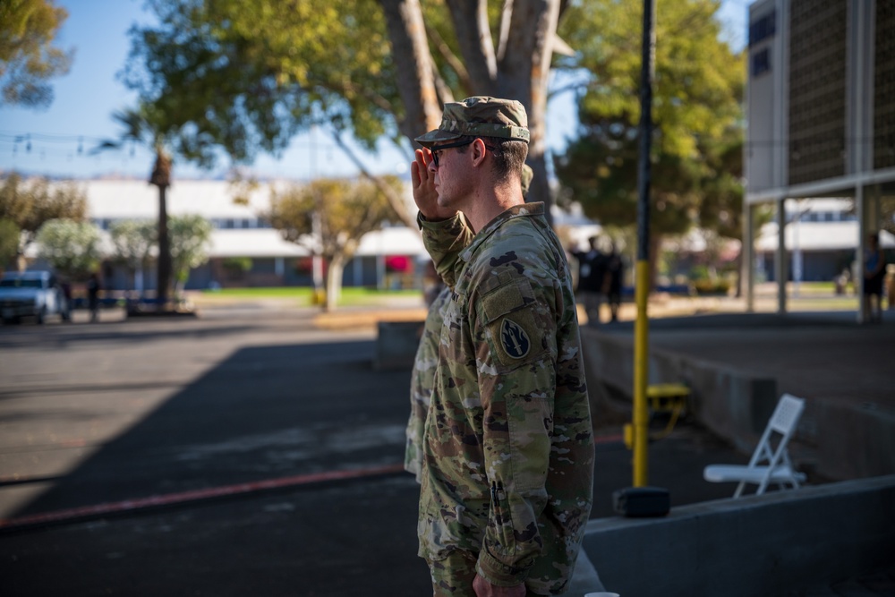 63d Readiness Division Honors Veterans with Color Guard at Santa Clara County Stand Down