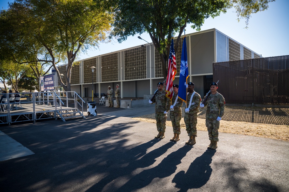 63d Readiness Division Honors Veterans with Color Guard at Santa Clara County Stand Down