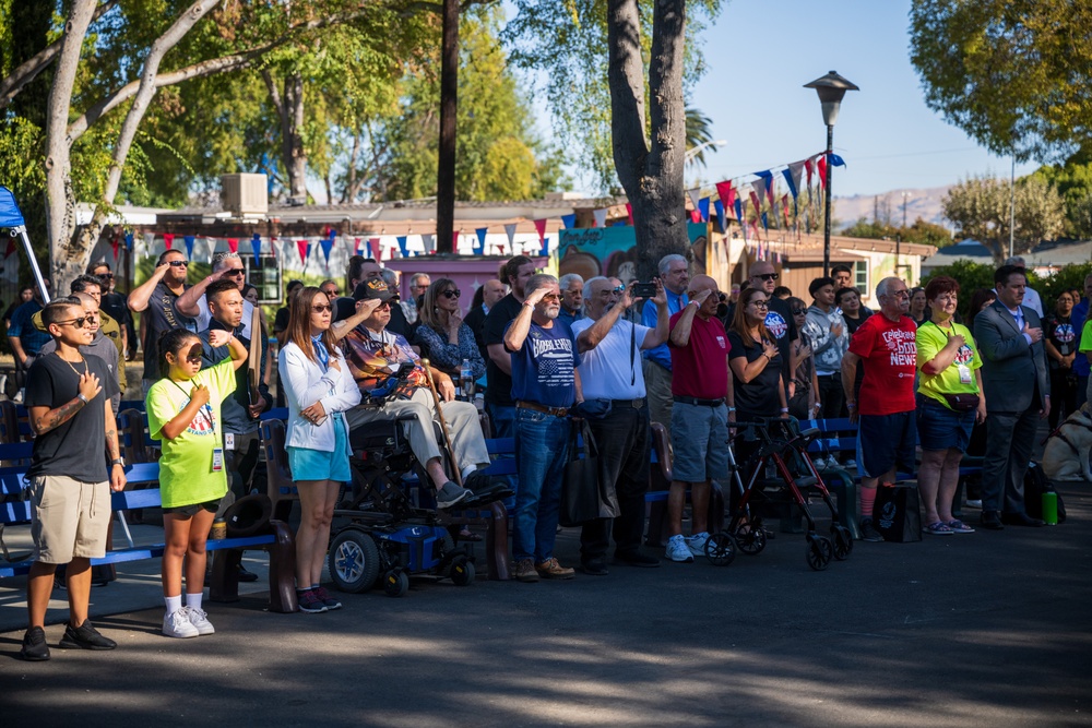 63d Readiness Division Honors Veterans with Color Guard at Santa Clara County Stand Down