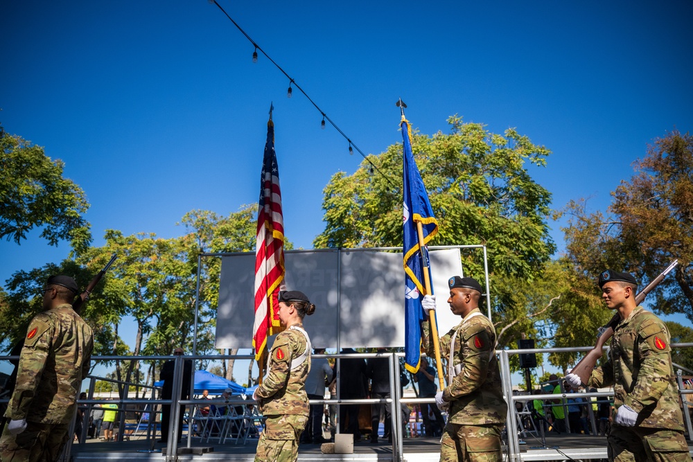 63d Readiness Division Honors Veterans with Color Guard at Santa Clara County Stand Down