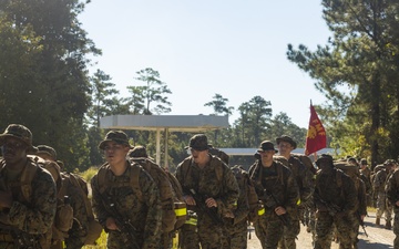 Combat Logistics Battalion 2 Conducts a 9.3-Mile Hike