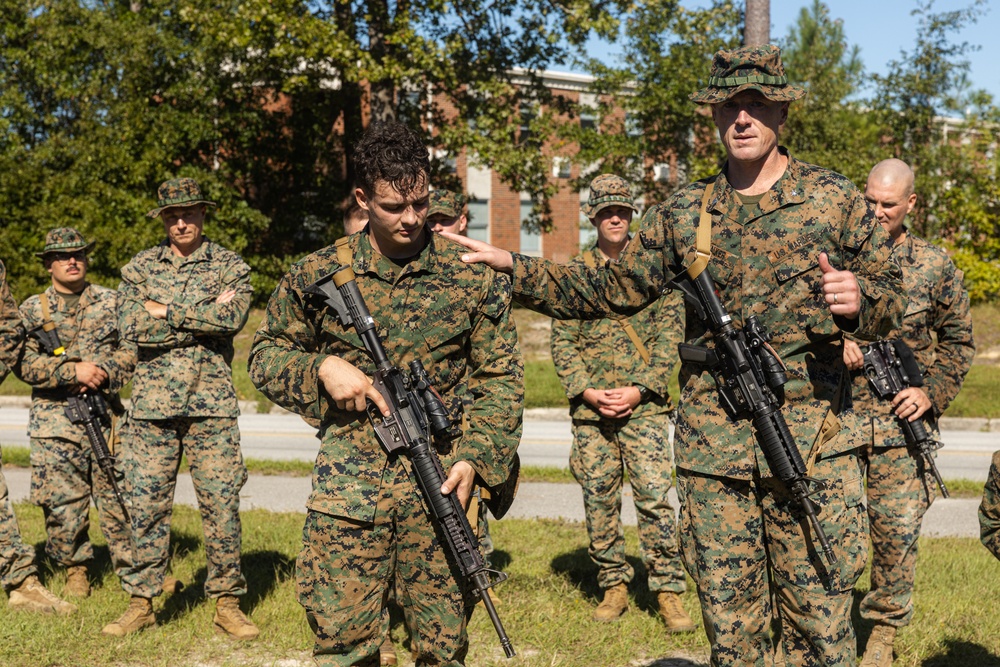 Combat Logistics Battalion 2 Conducts a 9.3-Mile Hike