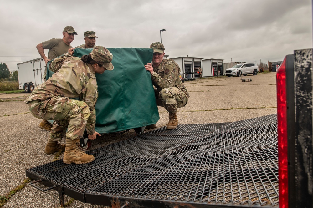 Ohio National Guard Airmen deploy to North Carolina to support Hurricane Helene recovery