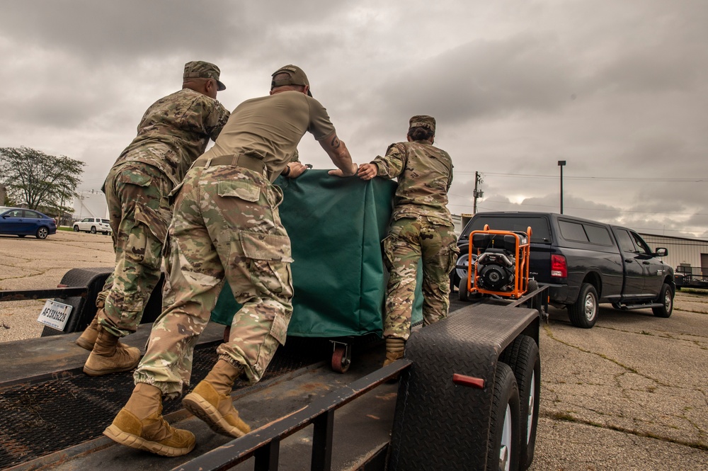 Ohio National Guard Airmen deploy to North Carolina to support Hurricane Helene recovery