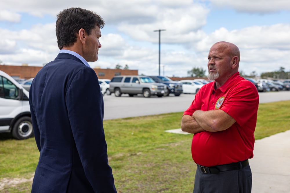 Secretary Grier Martin Visits MCB Camp Lejeune and MCAS New River