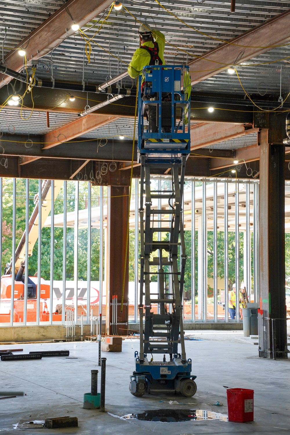 Construction continues at the Louisville VA Medical Center Oct. 2, 2024