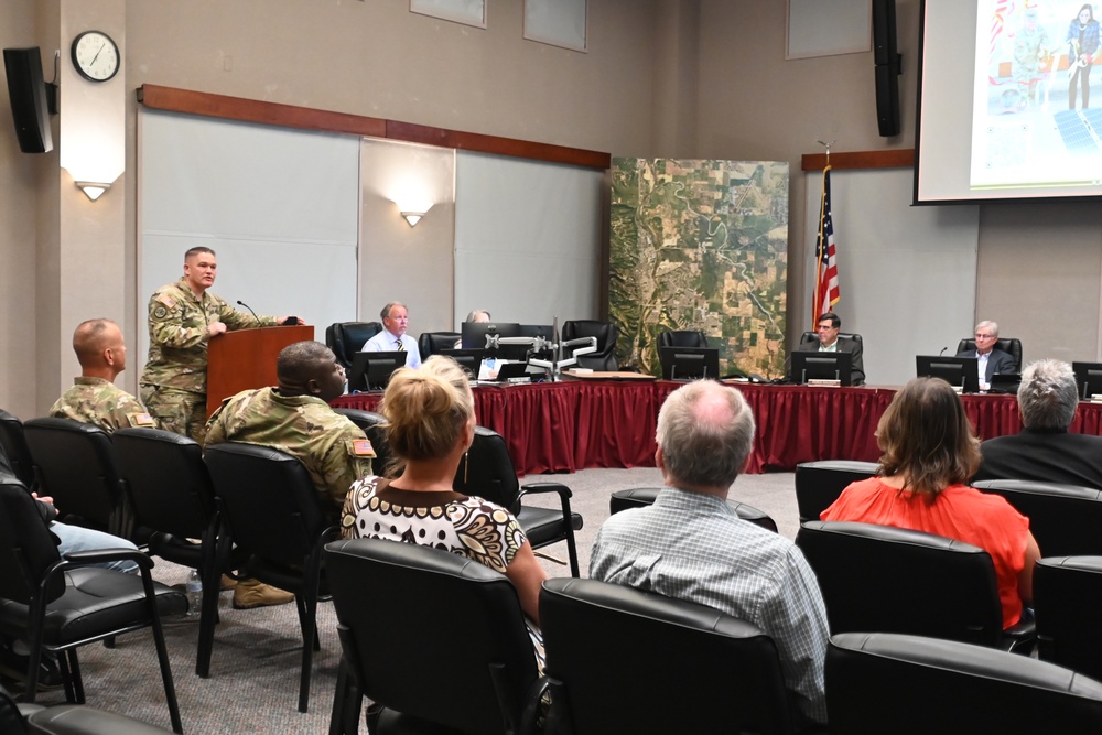 FHL Commander speaks at Paso Oct. 1, 2024, Robles City Council Meeting