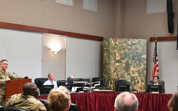 FHL Commander speaks at Paso Oct. 1, 2024, Robles City Council Meeting