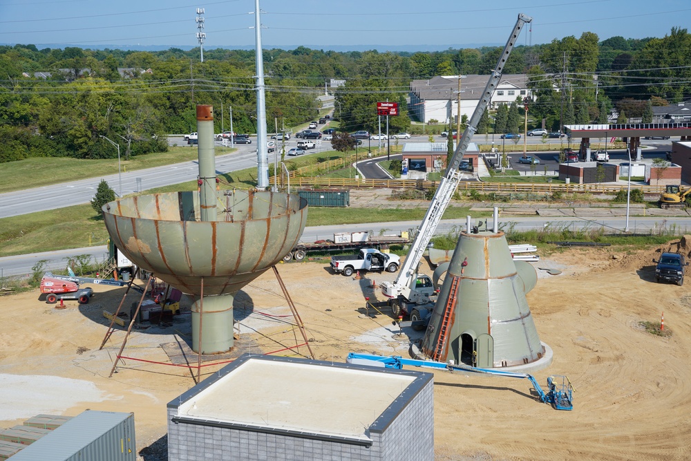 Construction continues at the Louisville VA Medical Center Aug. 23, 2024