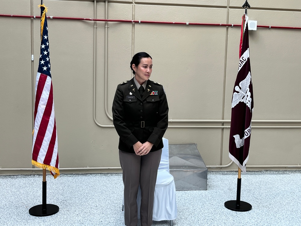 BACH’s Maj. Cannon Promoted to Lt. Col.