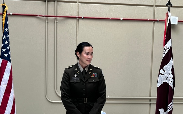 BACH’s Maj. Cannon Promoted to Lt. Col.