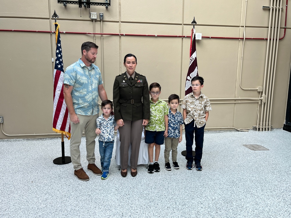 BACH’s Maj. Cannon Promoted to Lt. Col.