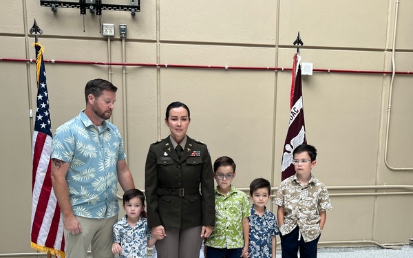 BACH’s Maj. Cannon Promoted to Lt. Col.