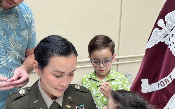 BACH’s Maj. Cannon Promoted to Lt. Col.