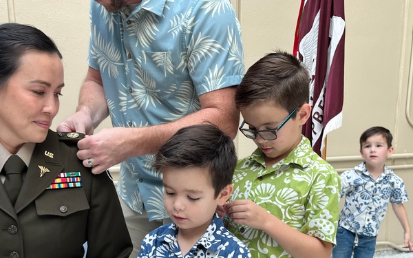 BACH’s Maj. Cannon Promoted to Lt. Col.