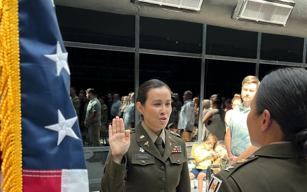 BACH’s Maj. Cannon Promoted to Lt. Col.