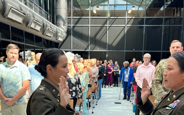 BACH’s Maj. Cannon Promoted to Lt. Col.