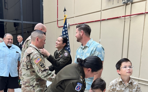 BACH’s Maj. Cannon Promoted to Lt. Col.