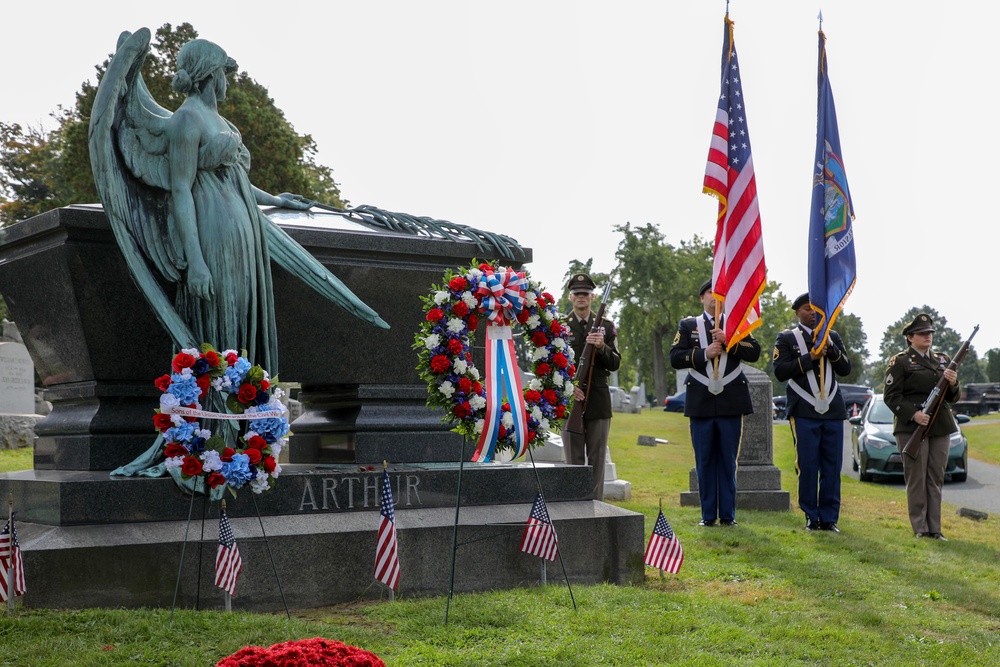 Chester Arthur Wreath Laying Ceremony 2024