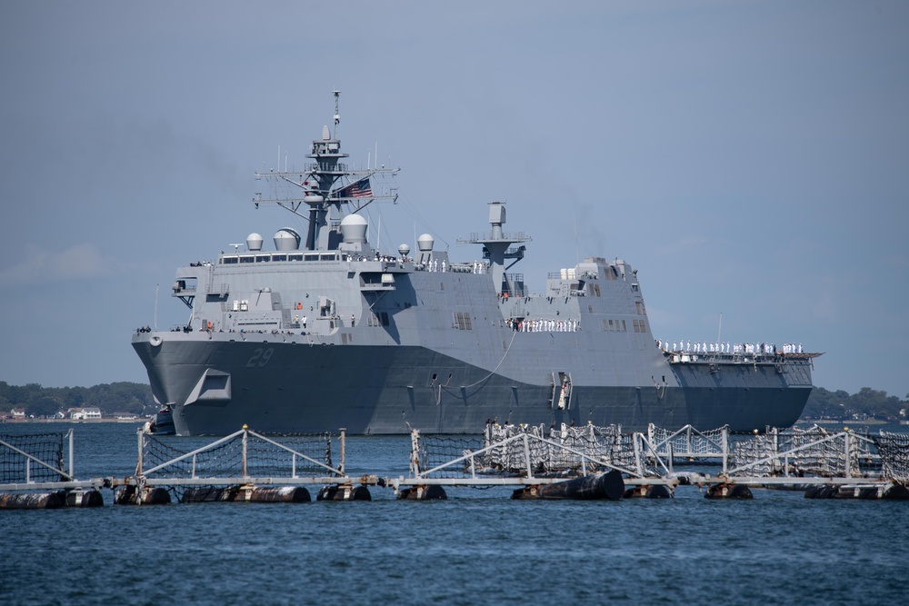 USS Richard M. McCool Jr. (LPD 29) Arrives in Homeport