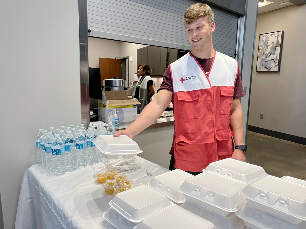 Red Cross Provides Aid to Disaster Survivors at Henry Brigham Community Center in Augusta, GA