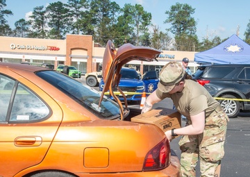 National Guard Provides Supplies to Hurricane Helene Survivors