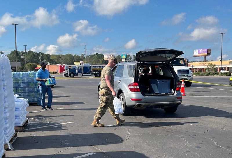 National Guard Provides Supplies to Hurricane Helene Survivors