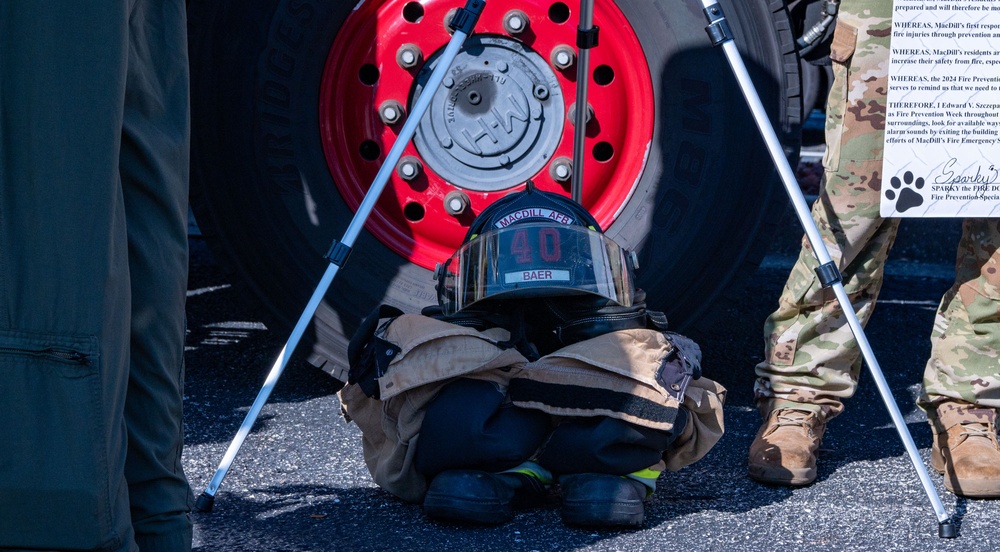 MacDill’s 2024 Fire Prevention Proclamation signing