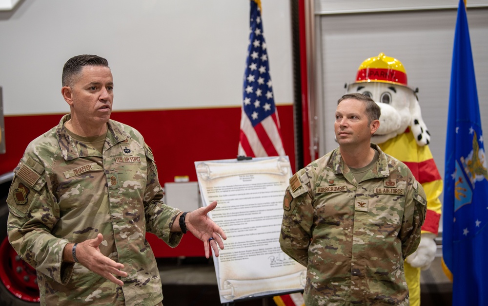 Luke AFB Sparks Annual Fire Prevention Week