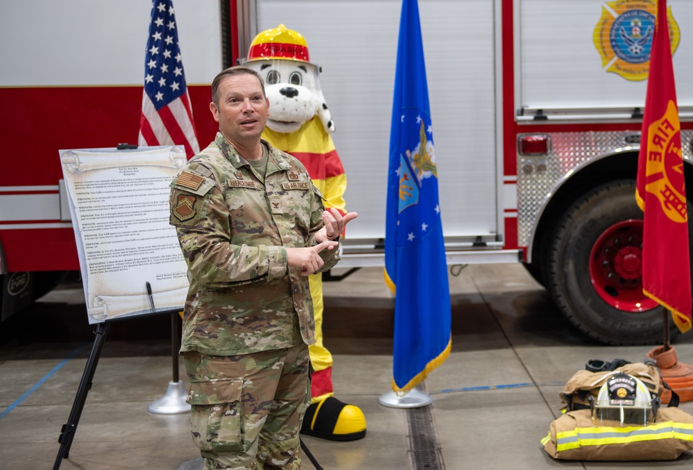 Luke AFB Sparks Annual Fire Prevention Week