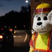 Sparky visits Marine Corps Air Station New River during Fire Prevention Month