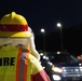 Sparky visits Marine Corps Air Station New River during Fire Prevention Month