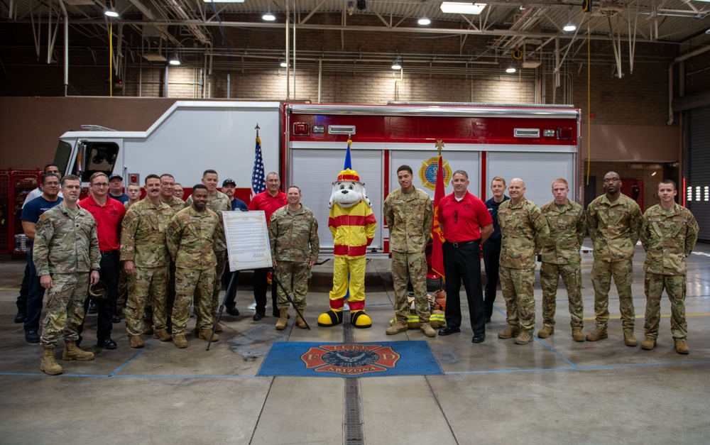 Luke AFB Sparks Annual Fire Prevention Week