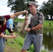 Marine Corps Facility Hosts Lively Fishing Event After Area’s Wettest Summer