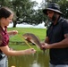 Marine Corps Facility Hosts Lively Fishing Event After Area’s Wettest Summer