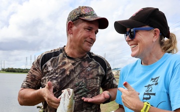 Marine Corps Facility Hosts Lively Fishing Event After Area’s Wettest Summer