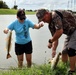 Marine Corps Facility Hosts Lively Fishing Event After Area’s Wettest Summer