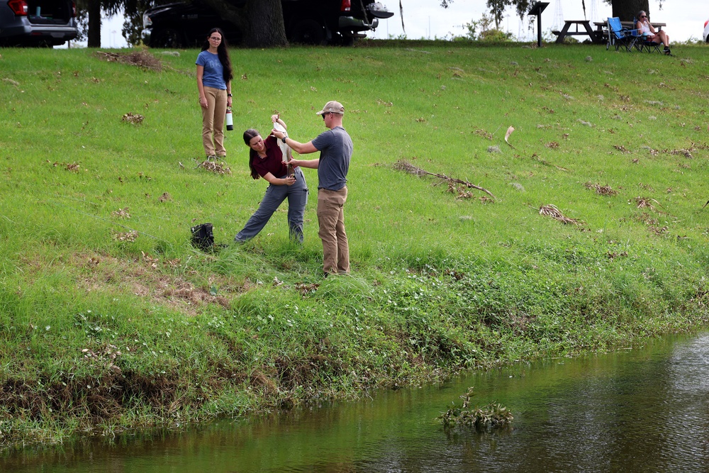 Marine Corps Facility Hosts Lively Fishing Event After Area’s Wettest Summer